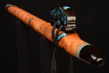 Makamong Burl Native American Flute, Minor, Mid F#-4, #F28K